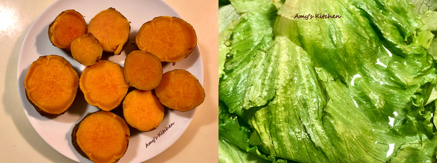【地瓜沙拉 / 自製油醋醬】 Sweet Potato Salad / Homemade Vinaigrette