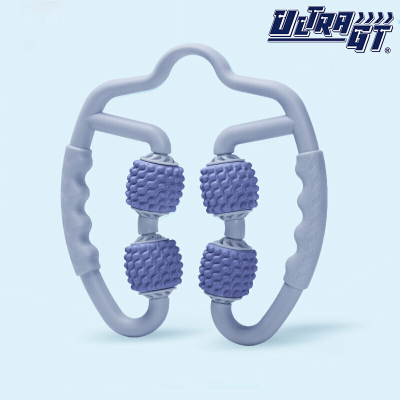 Ultra GT 腿部按摩滾軸肌肉瘦身器( 圓粒) (夢幻藍) 緩解肌肉酸痛,僵硬和緊繃,按摩筋膜深層組織