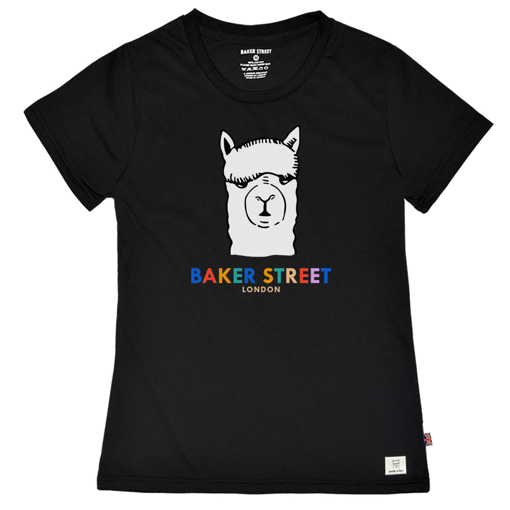 Classic style Alpaca LOGO 經典羊駝大LOGO 女版短T