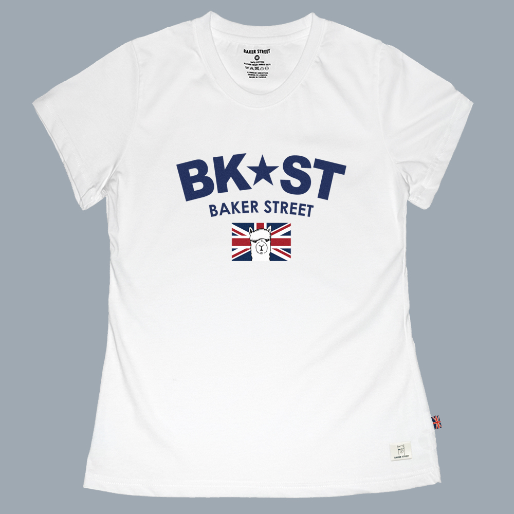 BKST Alpaca The Union Jack BK★ST 英國旗羊駝 女版短T