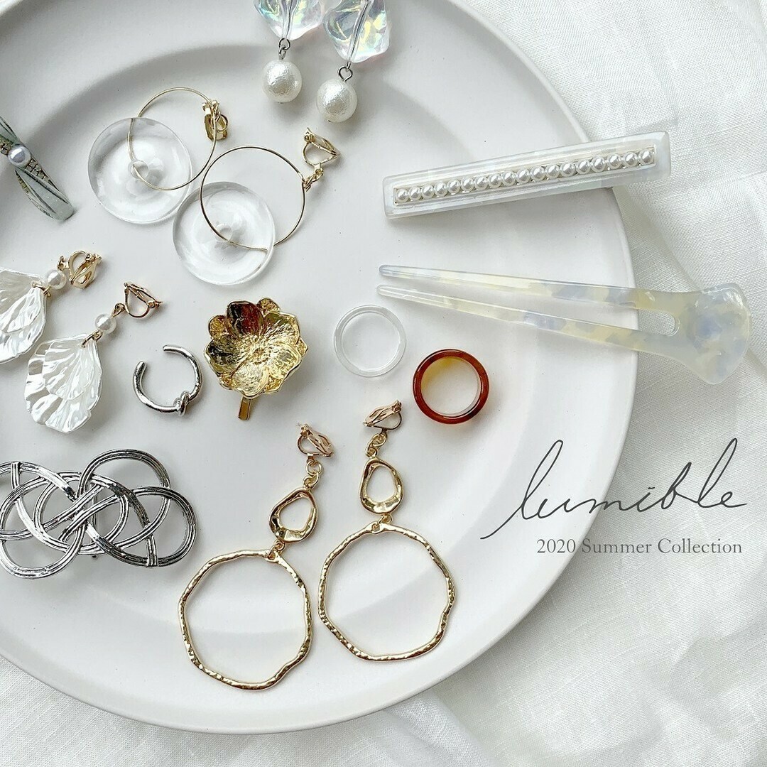 lumifle夾式耳環/透明