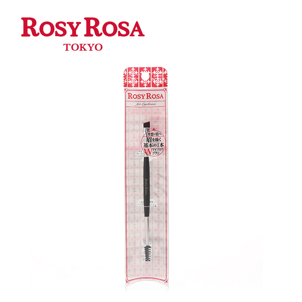 ROSY ROSA 雙頭眉刷/螺旋刷1入