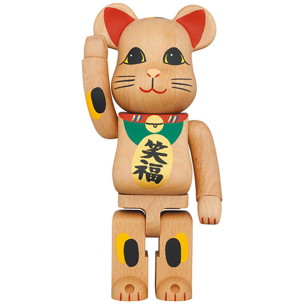 400% Be@rbrick カリモク 招き猫 四