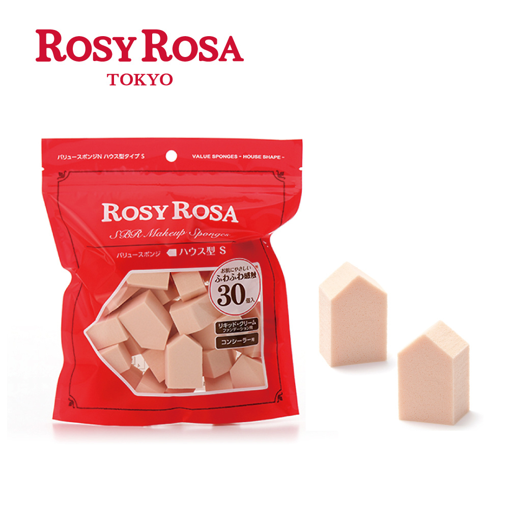 ROSY ROSA 粉底液粉撲五角型/30入