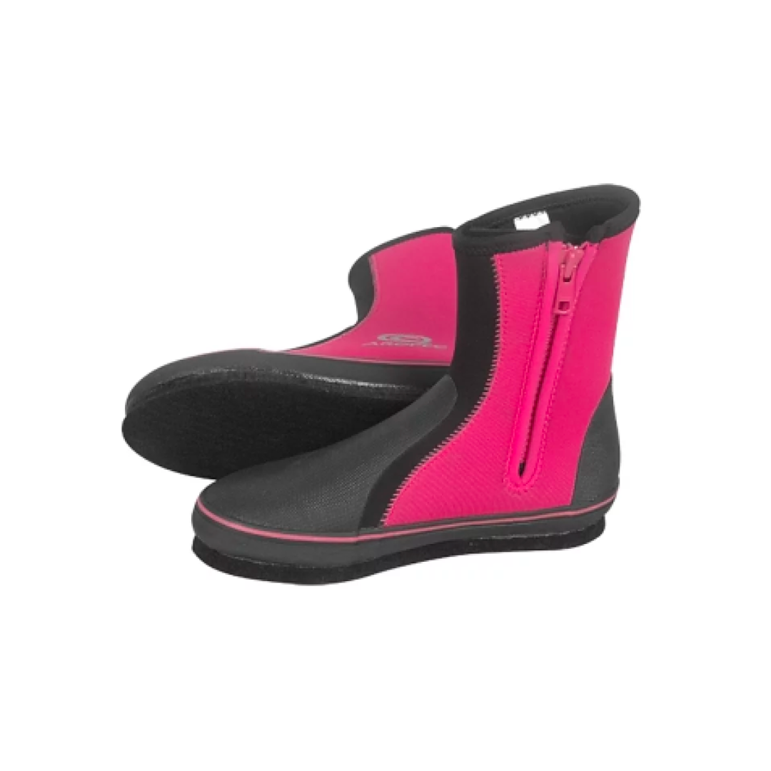 Aropec桃紅色毛氈底長筒防滑套鞋