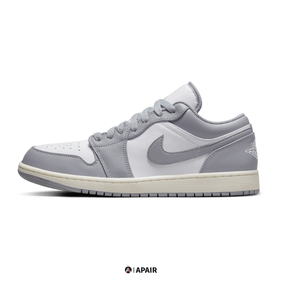 【APAIR】預購 Air Jordan 1 Low Vintage Stealth Grey  男鞋 大童款 553558-053 553560-053復古奶油小迪奧 復古灰
