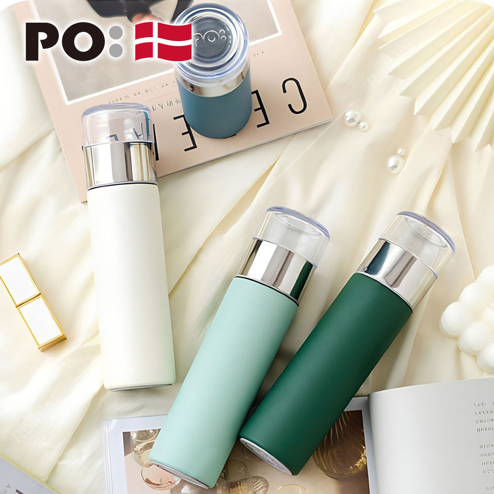 PO: 丹麥攜帶式陶瓷塗層保溫杯240ml(共4色)