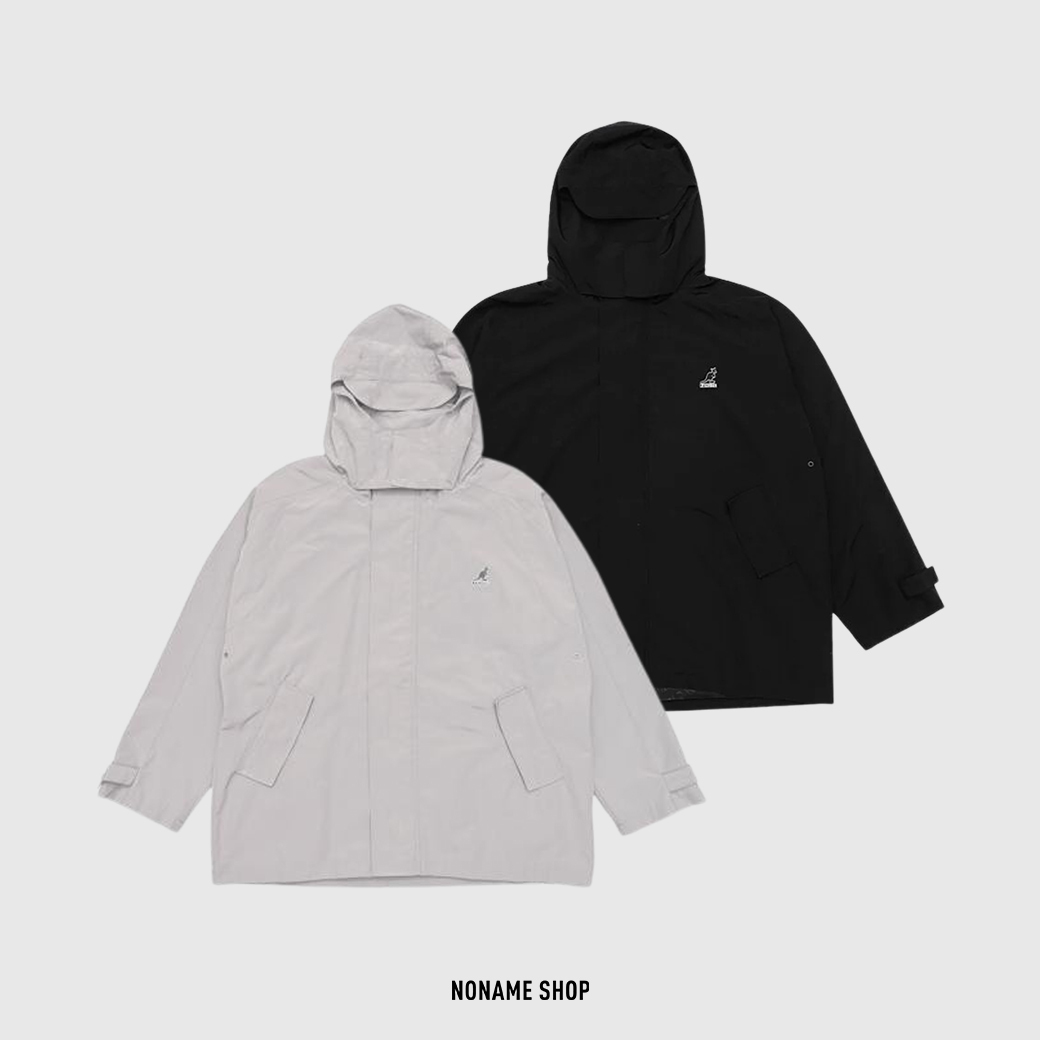 KANGOL 袋鼠 防水 防風 風衣 連帽 外套 兩色 (男款)