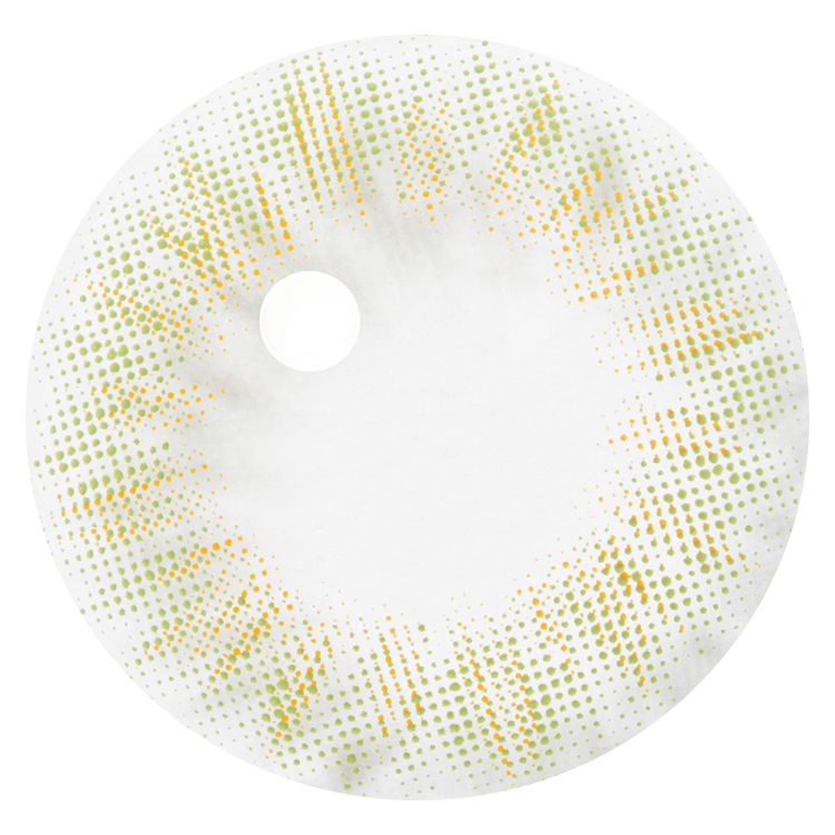 [2重色] irora Mercury 1 Month Olive Green 每月拋棄型彩妝隱形眼鏡｜每盒2片