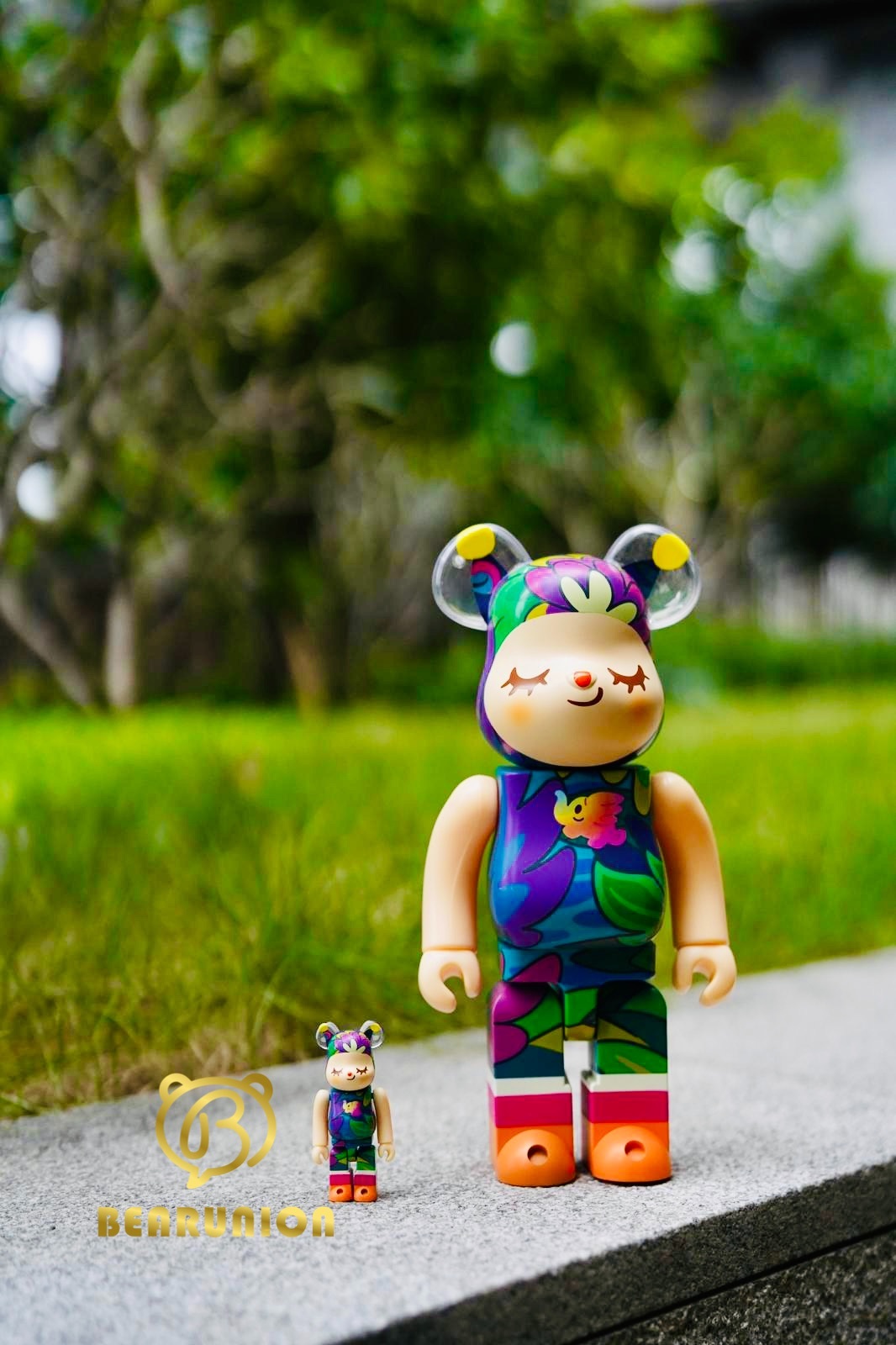 🥇現貨🥇Bearbrick 400% 100% Greenie x  Elfie 限量款式