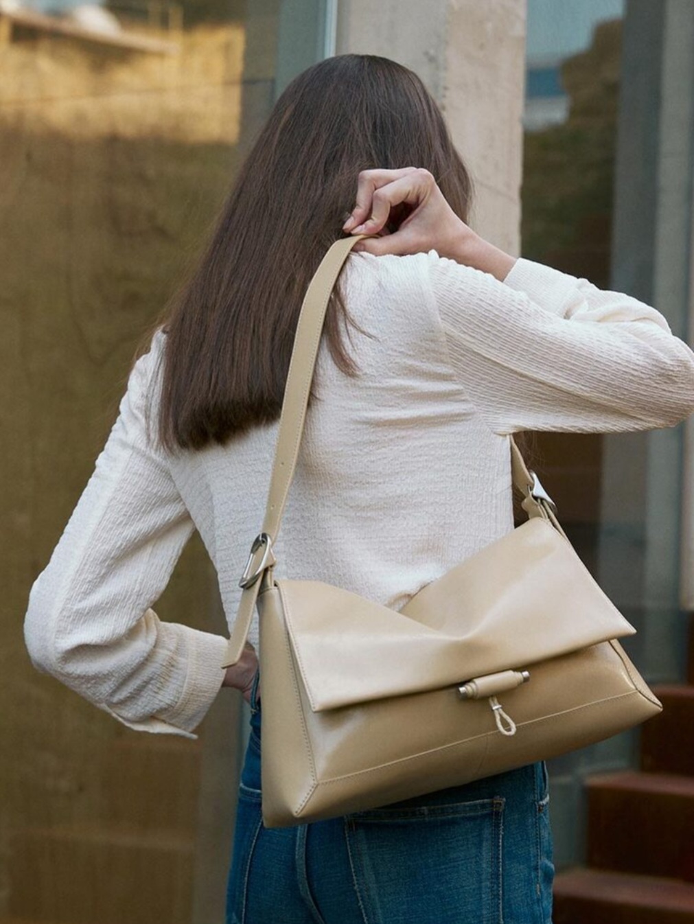 loeuvre　Sac de Jardin Large 韓国　ショルダーバッグ ☆韓国人気☆LOEUVRE☆Sac de Jardin Large (LOEUVRE/ショルダー