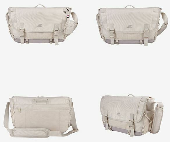 NEW BALANCE String Large 基本款 大容量 郵差包 側背包 奶油 NBGCDSS203_64