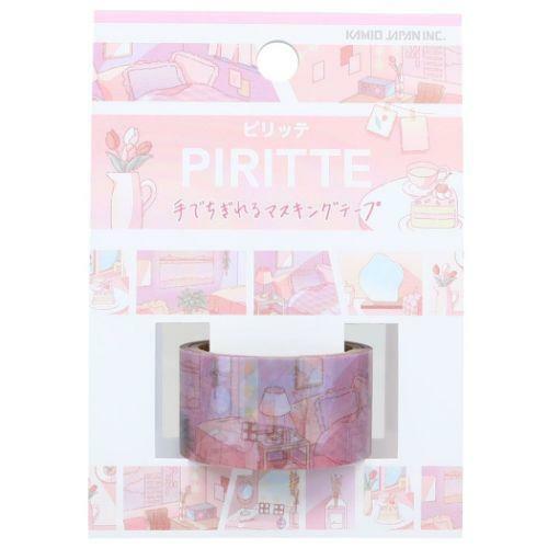 房間 漫畫景色 半透明PET膠帶｜日本Kamio