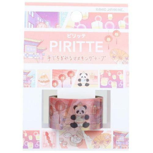 中國 漫畫景色 半透明PET膠帶｜日本Kamio