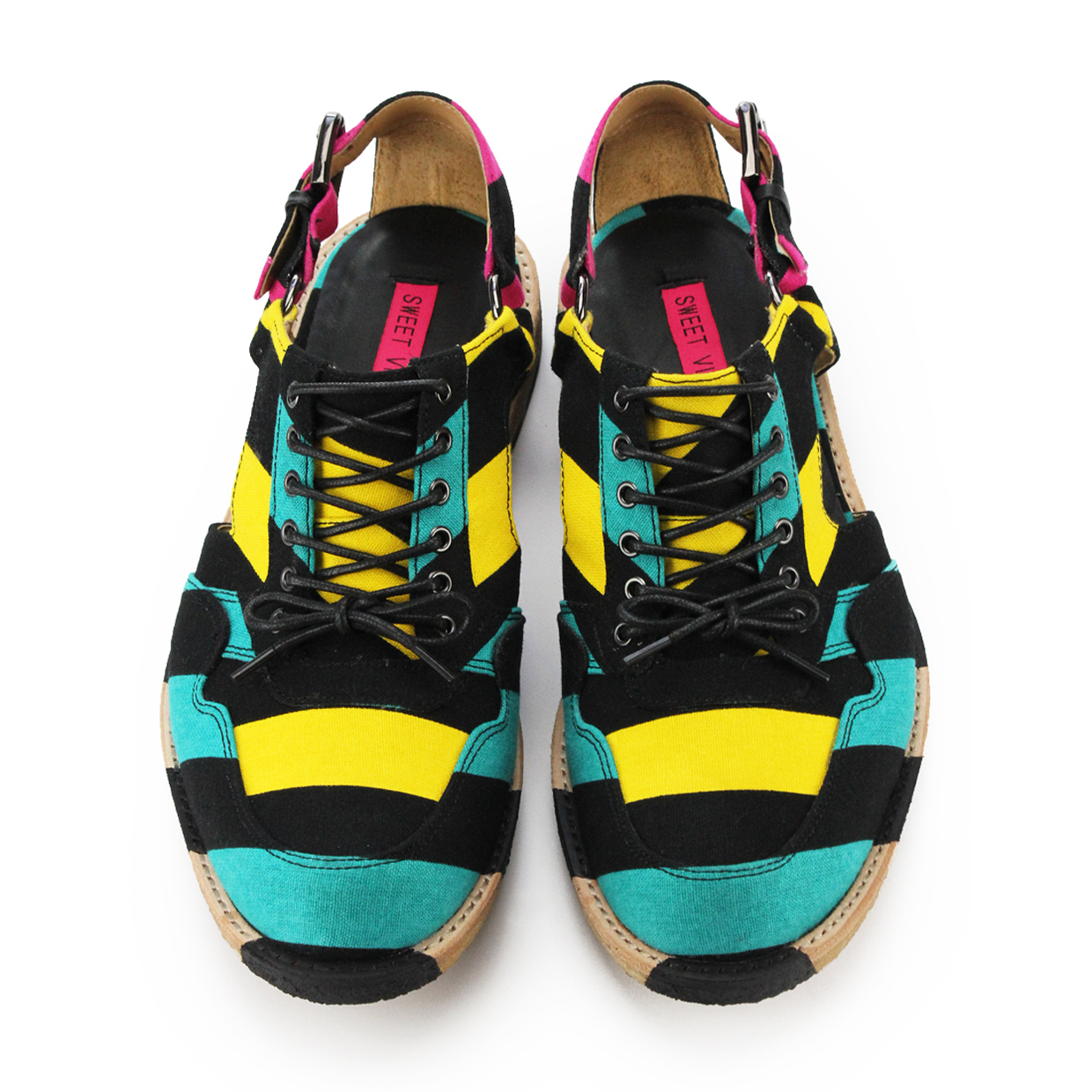 Alice's Journey M1139 MixStripe Summer Sandals