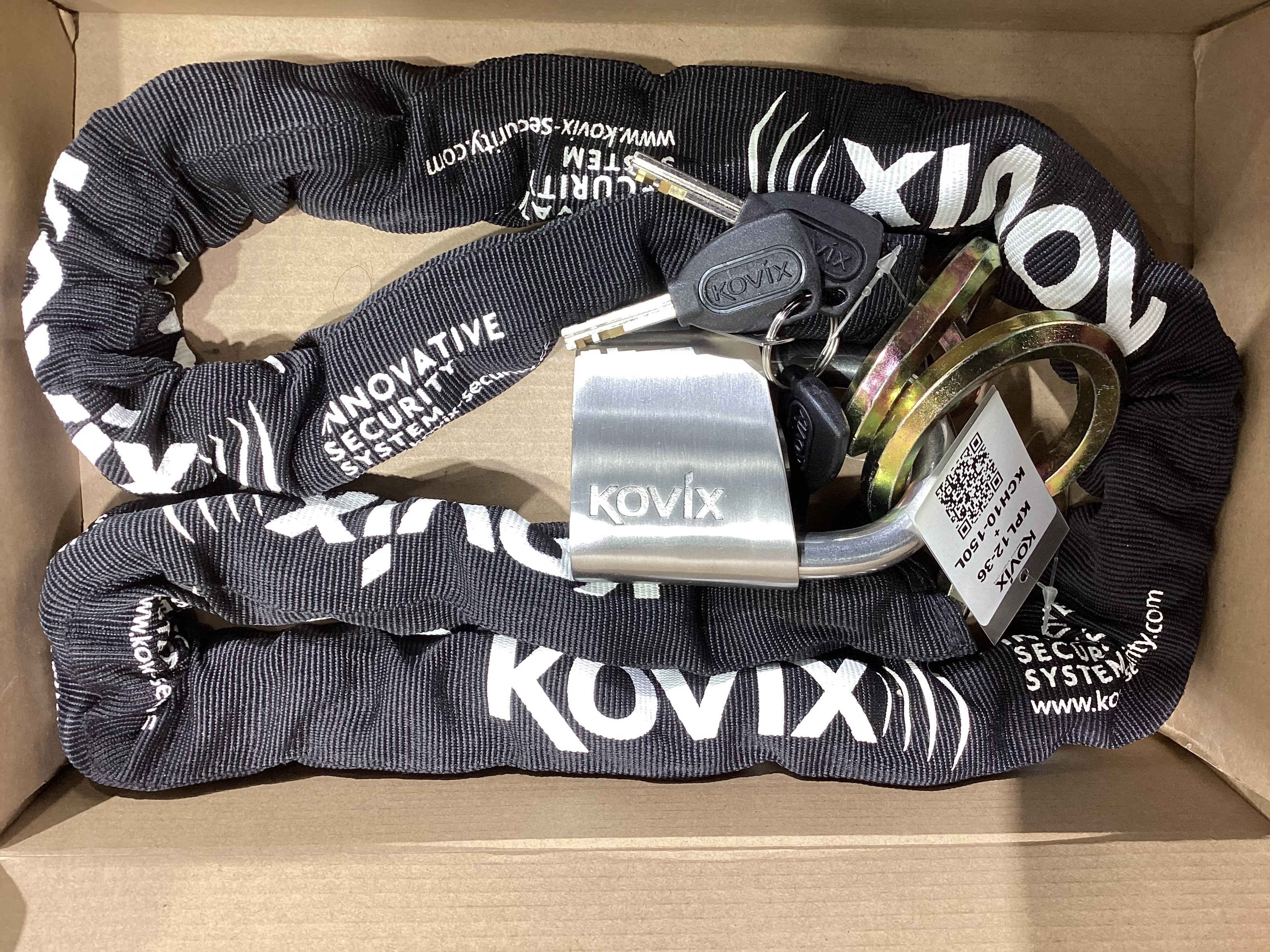 KOVIX  組合鐵鏈鎖 KPL12 & KCH12 150L