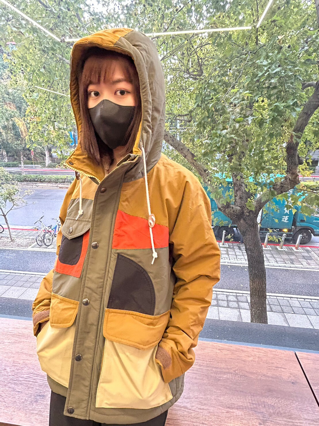 CHUMS 刷毛風格外套 CRAZY DEC M