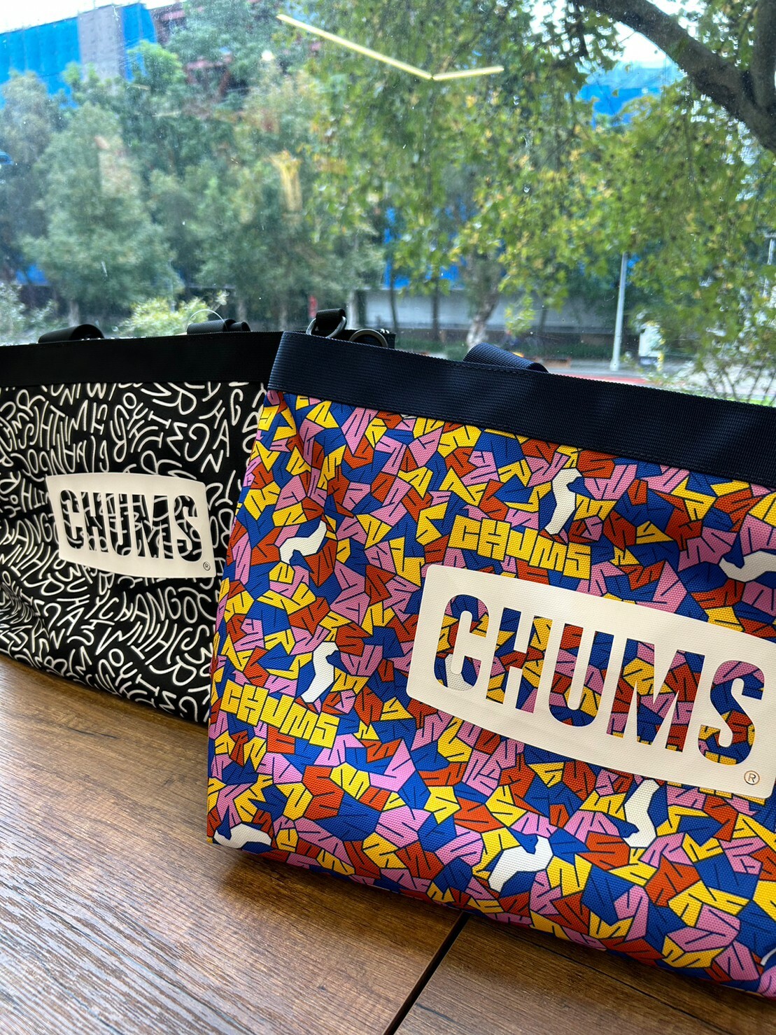 CHUMS 收納袋 紅/黑 DEC M