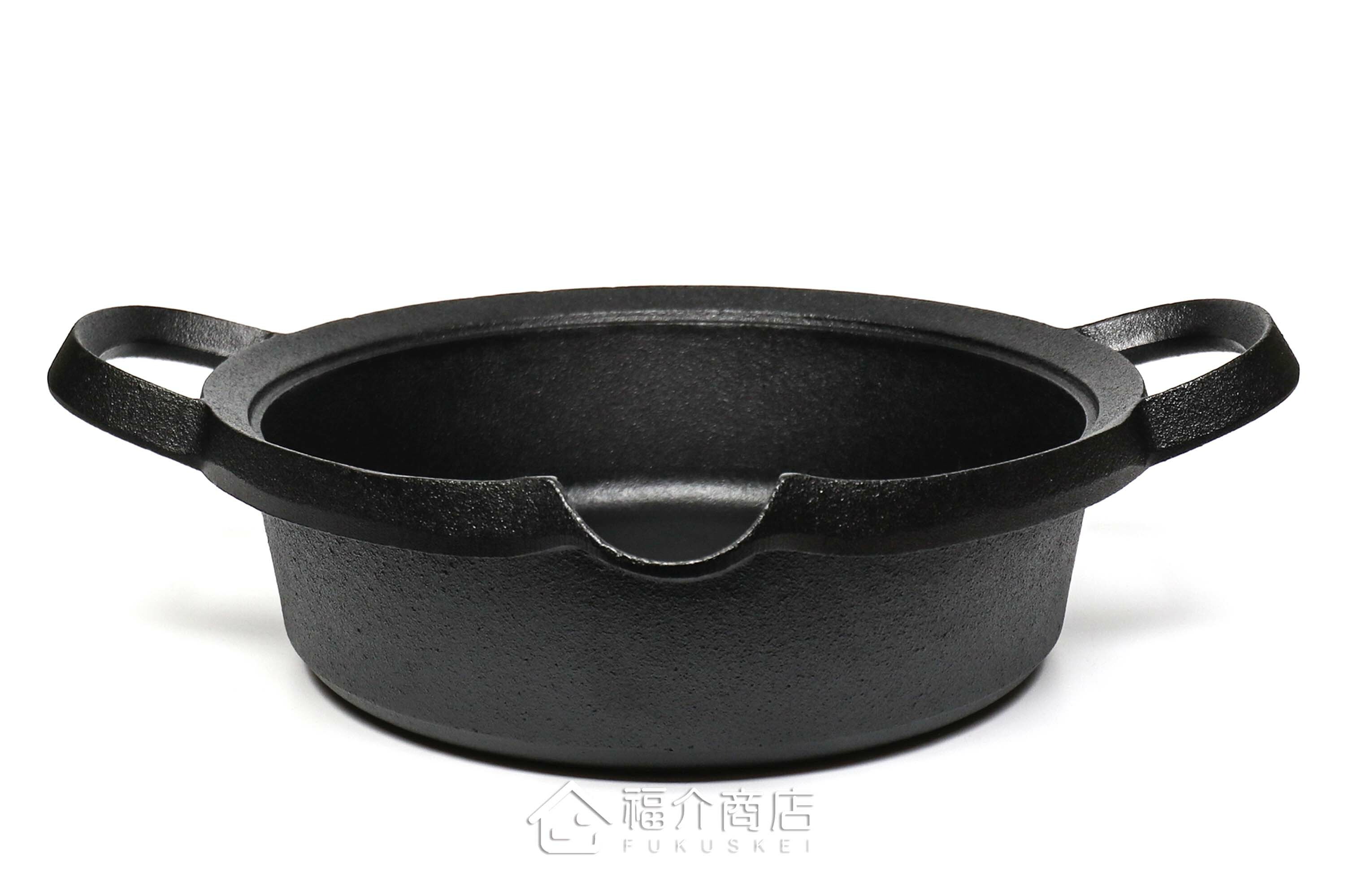 油炸用的黑色鑄鐵鍋