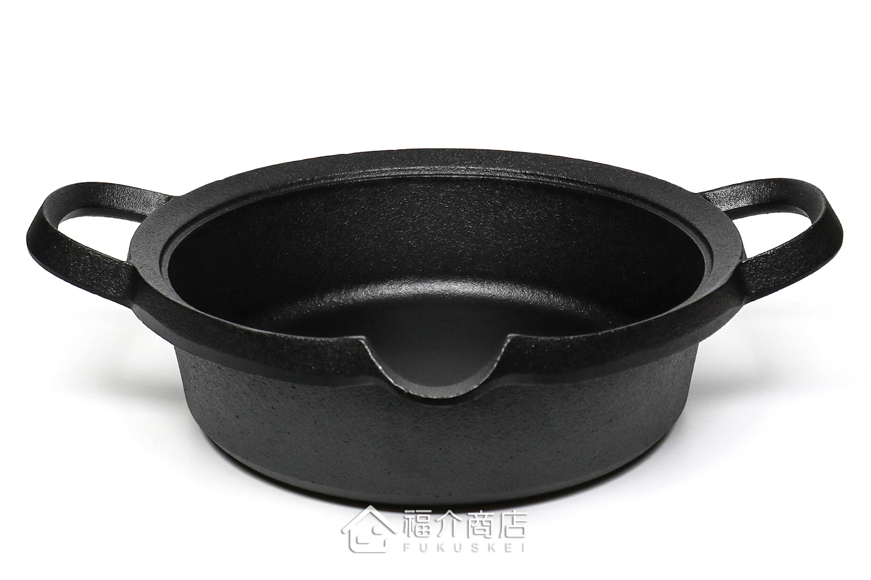 油炸用的黑色鑄鐵鍋