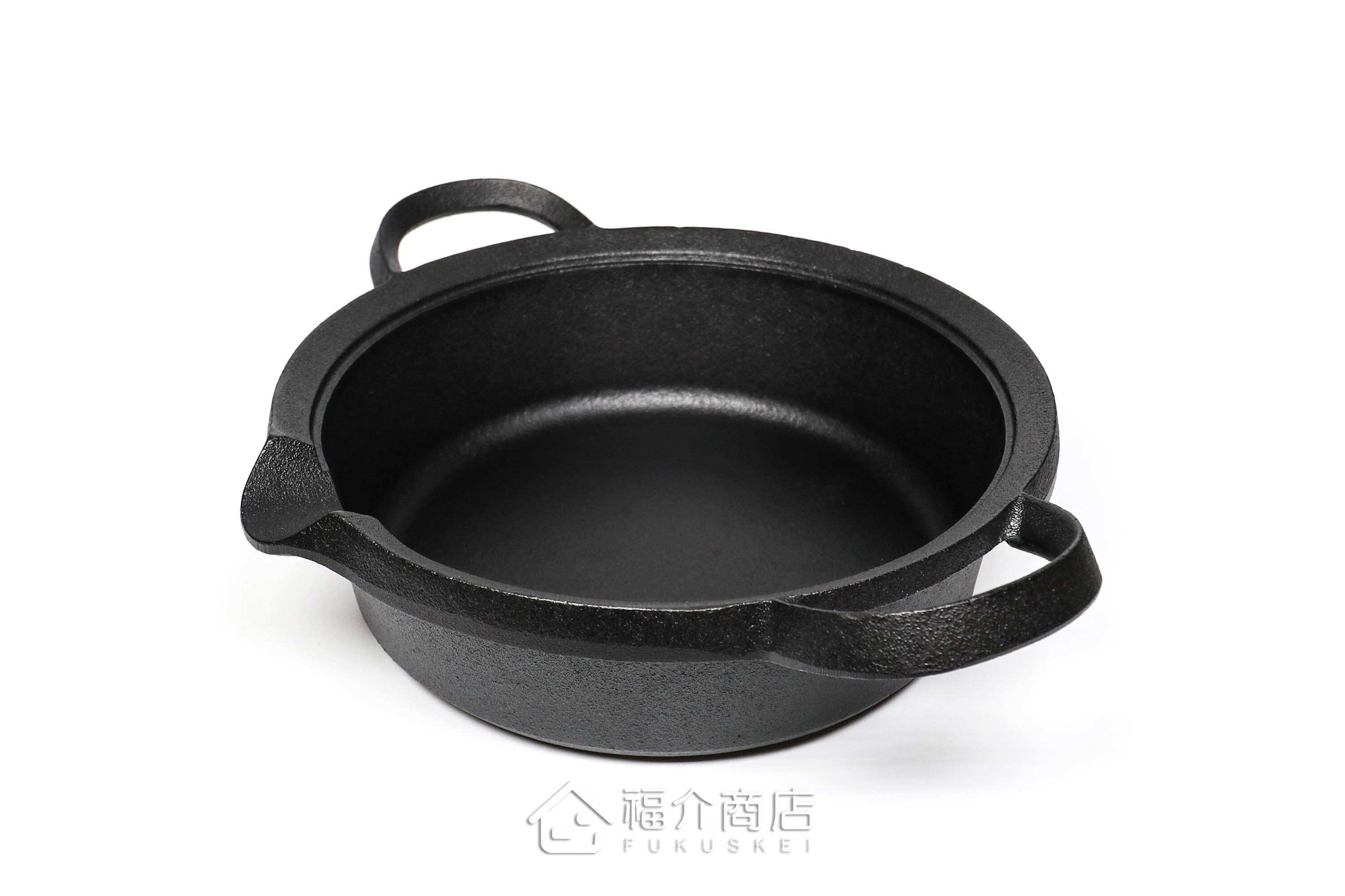 油炸用的黑色鑄鐵鍋