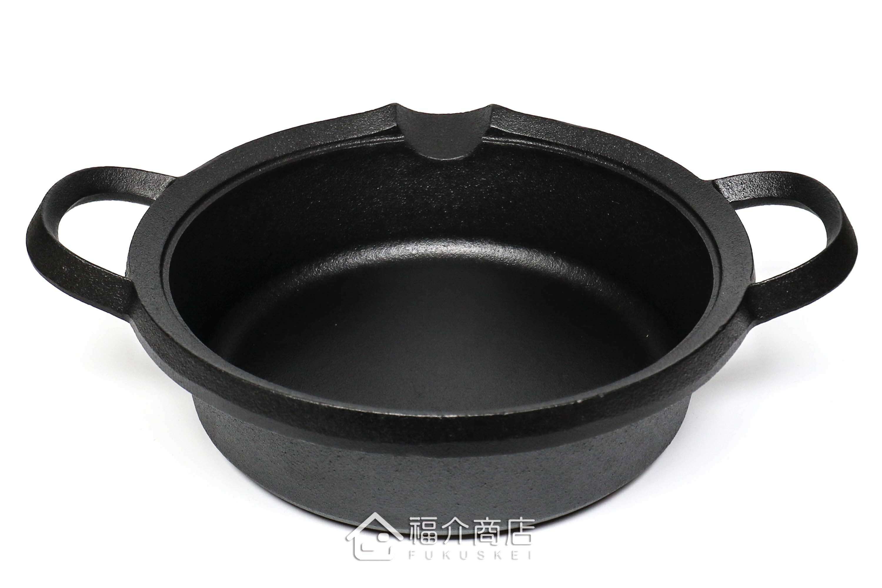 油炸用的黑色鑄鐵鍋