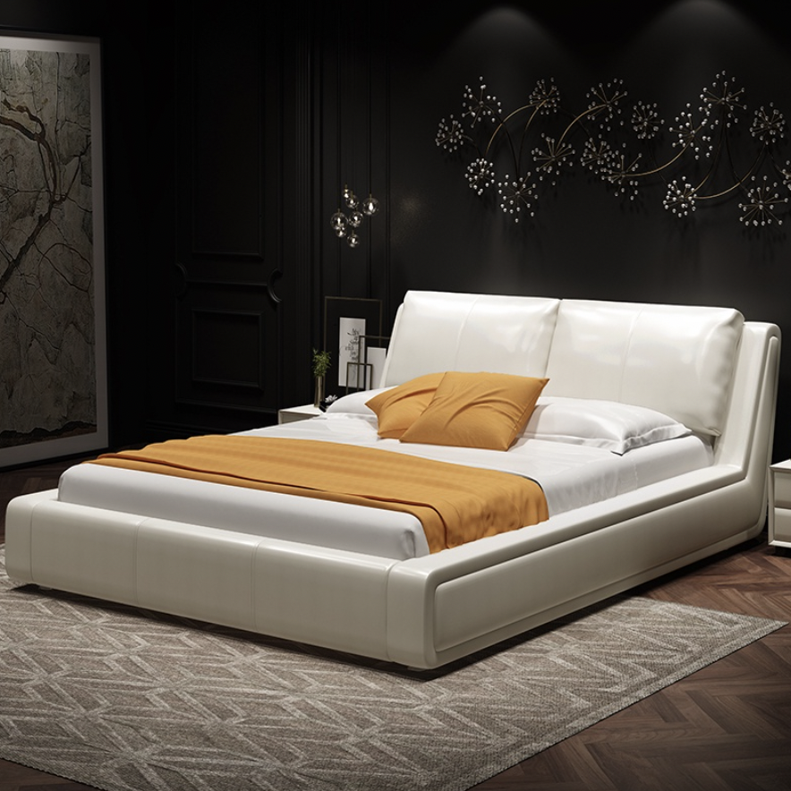 義式現代軟包床架 AOZ-879