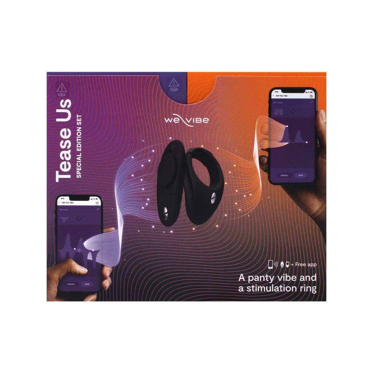 We-Vibe Tease Us 男女旅遊特別版套裝 Bond + Moxie Black