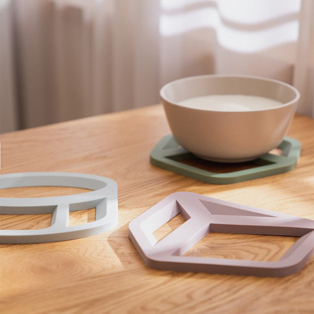 #【UA】EASY KITCHEN 3D立體矽膠隔熱墊 共三款