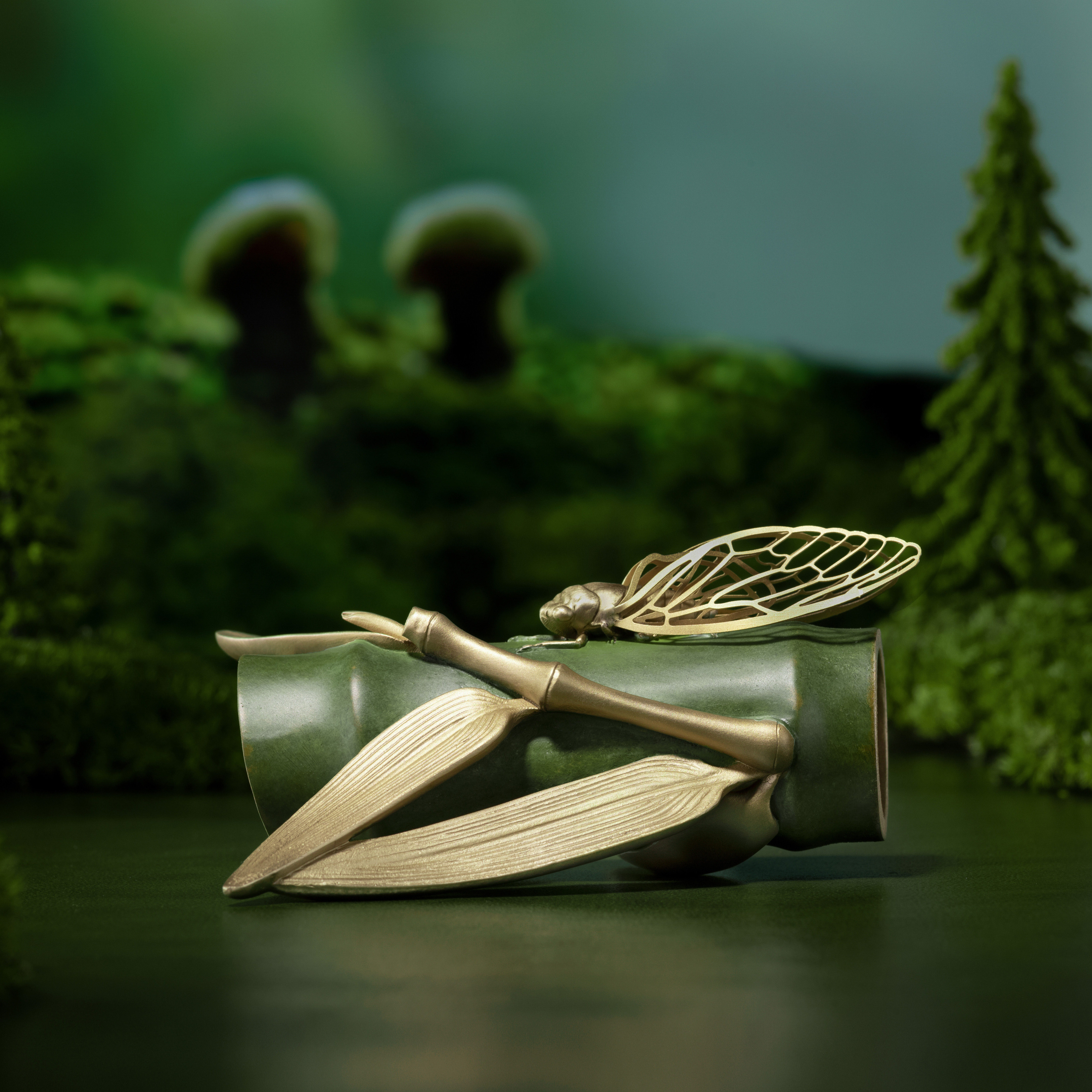 知足常樂(竹子與蟬)◇已停產◇