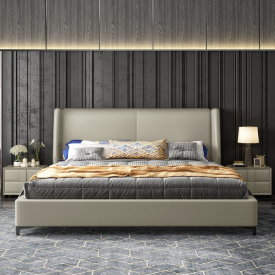 義式極簡皮床 AOZ-898