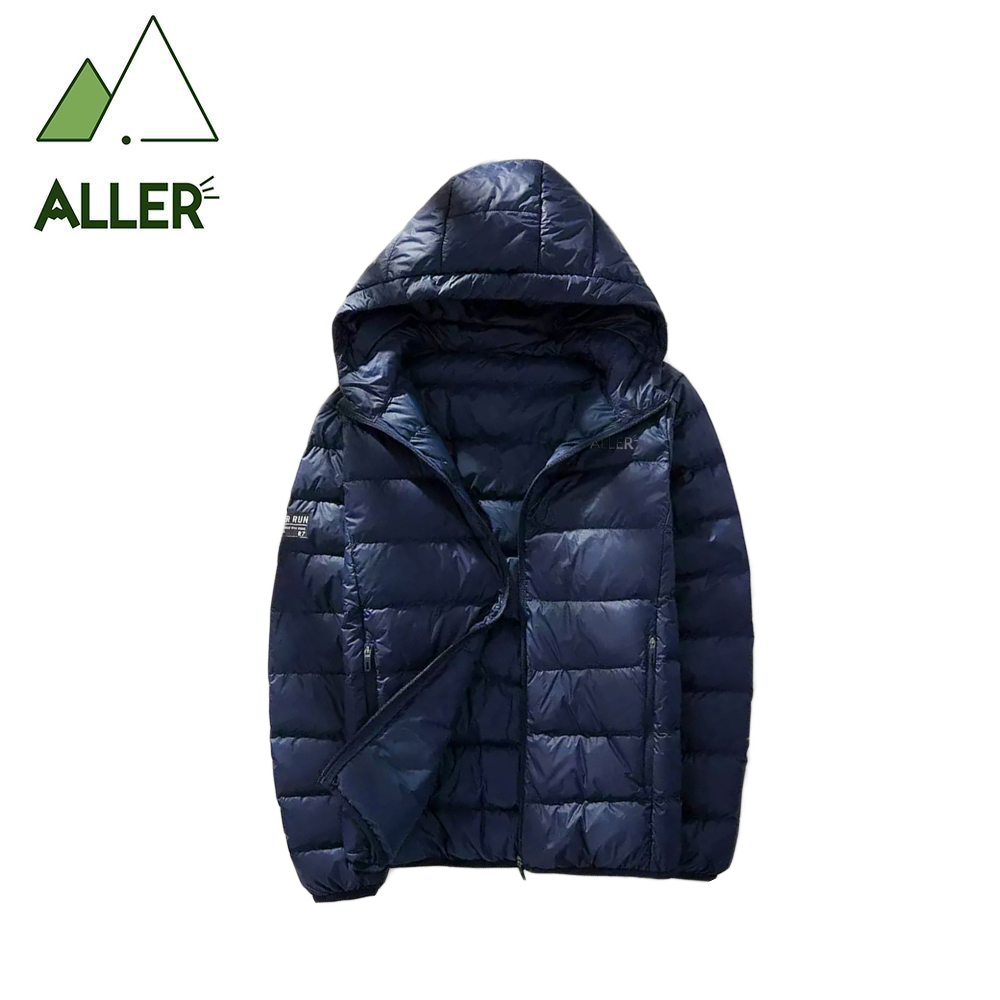 ALLER 石墨烯羽絨連帽外套 男款 (3色) 輕量/羽絨/防潑水/保暖/旅遊/登山健行/遊學 02CKN8665