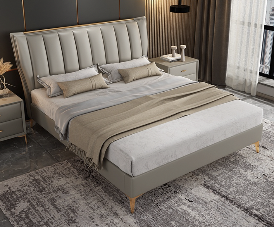 義式極簡軟包床架 AOZ-1057