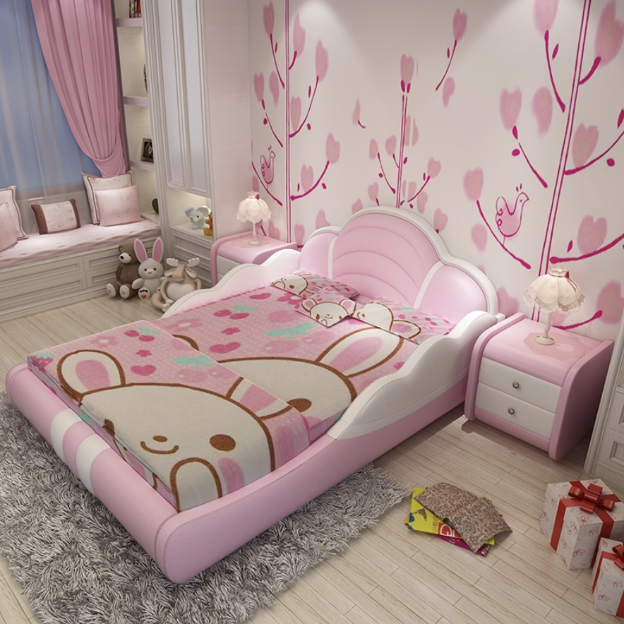 芭比軟包床架 AOZ-884