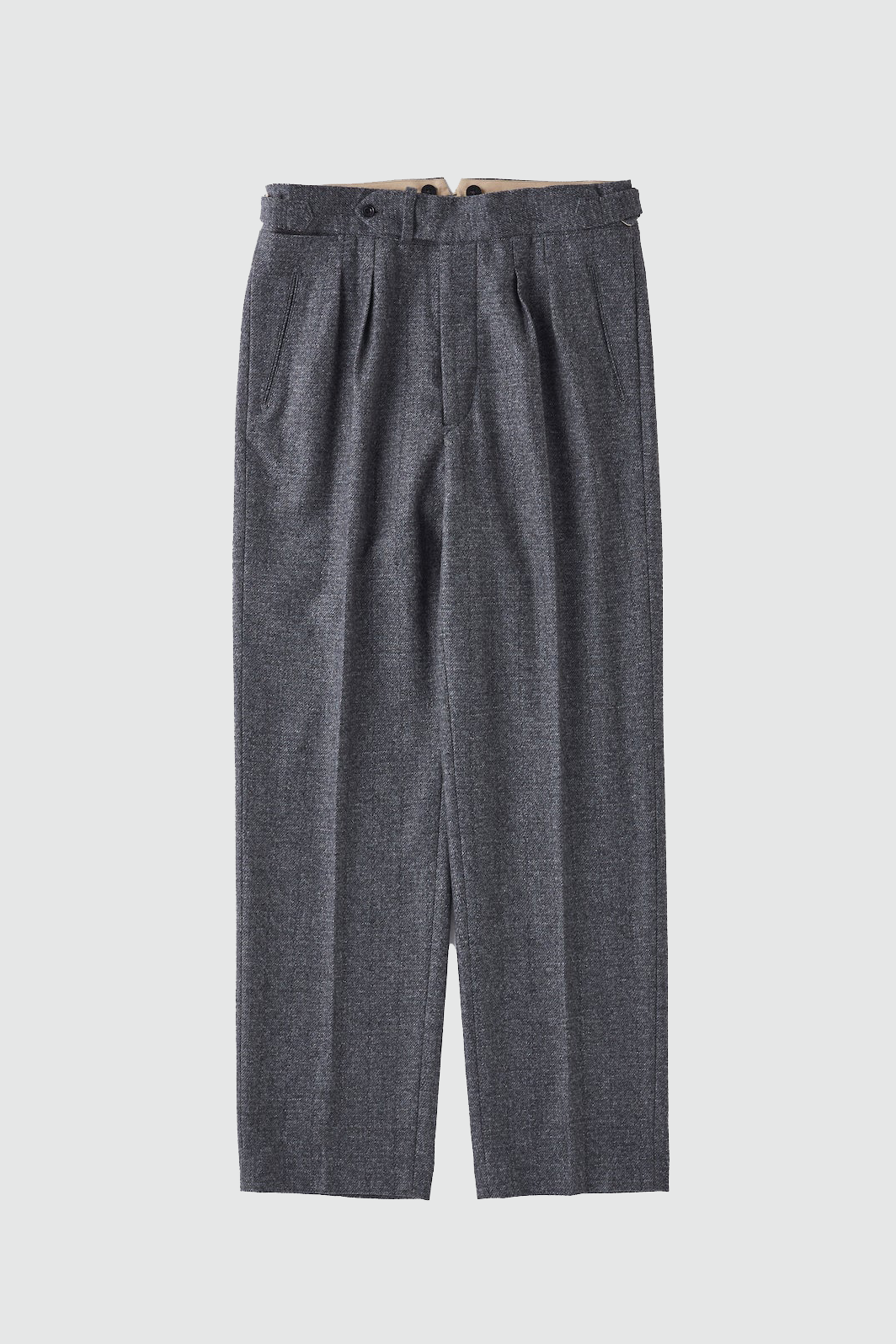 OLD JOE DOUBLE-PLEATED SMARTY TROUSER (2COL)