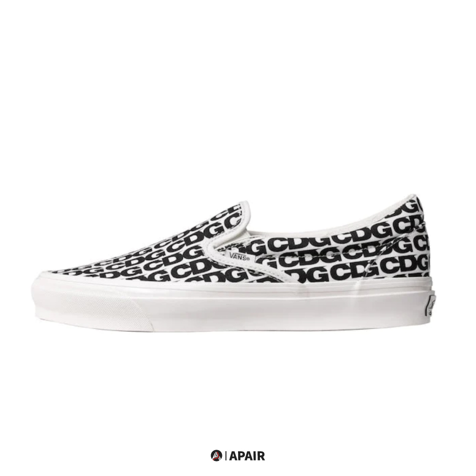 【APAIR】預購 Vans x CDG 滿版LOGO 黑白 VN0A32QNUY6