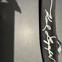 [S] KARL LAGERFELD L2KH6918 SCRIPT HEADBAND,BLACK, 194775314452 (SKL409)