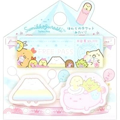 角落生物 遊樂園造型Memo貼