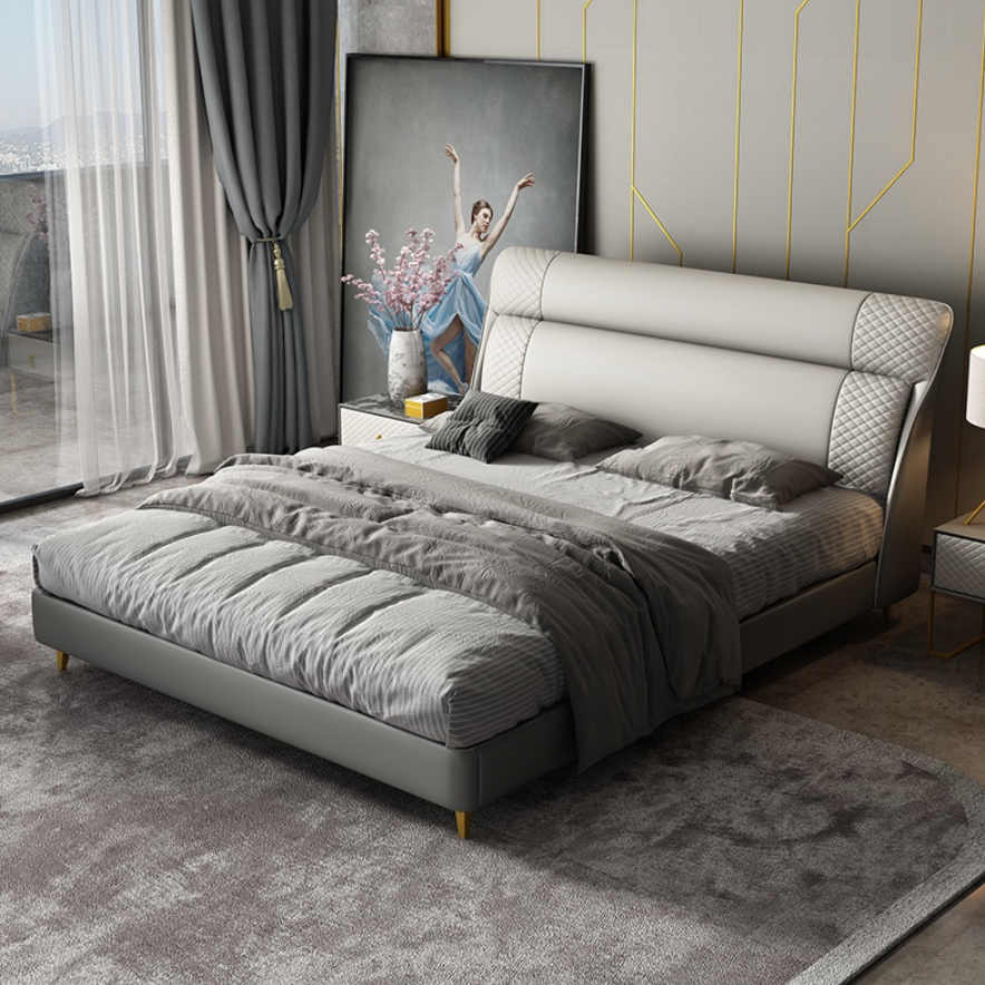 義式極簡軟包床架 AOZ-1010