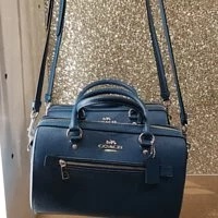 [S] COACH 79946 LTH RWN ,SV/DEEP TURQUOISE, 195031759161 (SCO172)