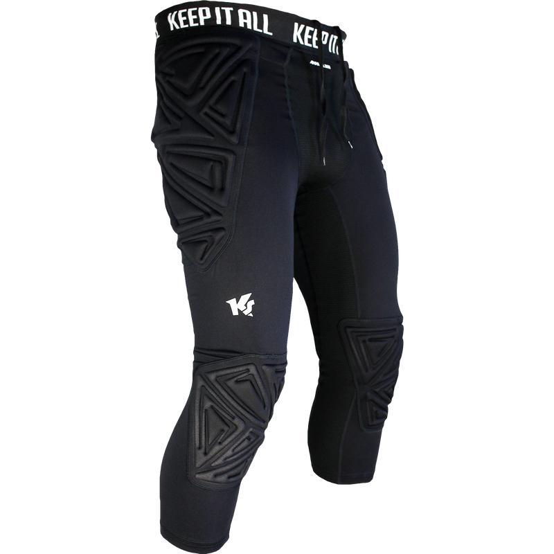 KEEPERSPORT UNDERPANTS POWERPADDED 3/4  龍門中褲 (有PAD) (有童裝)