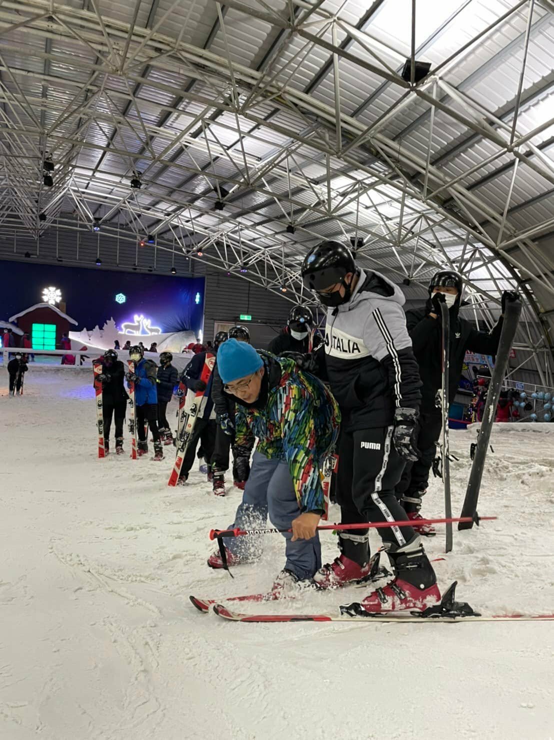 滑雪板教練指導