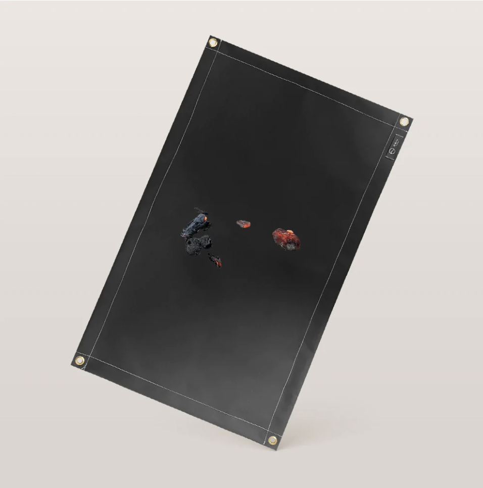 Zen Camps Bonfire Sheet Black 防火墊