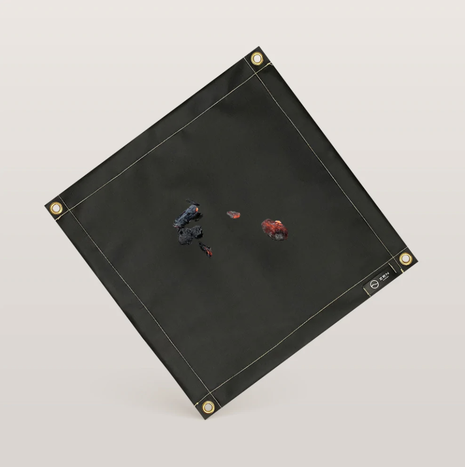 Zen Camps Bonfire Sheet Black 防火墊
