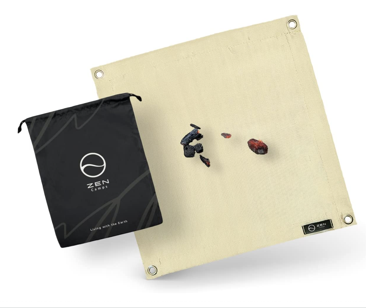 Zen Camps Bonfire Sheet White 防火墊