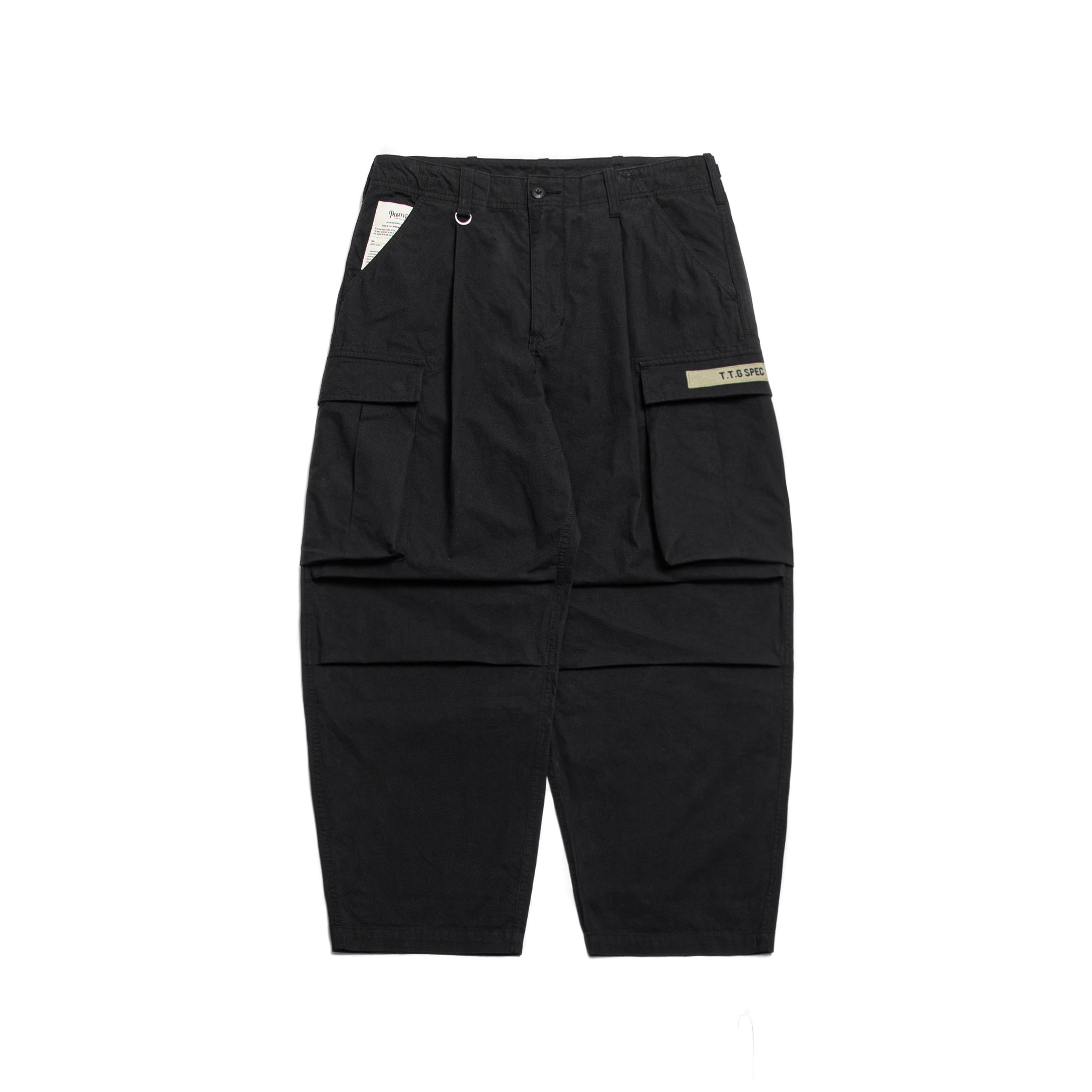 PERSEVERE T.T.G. IV CARGO PANTS - BLACK