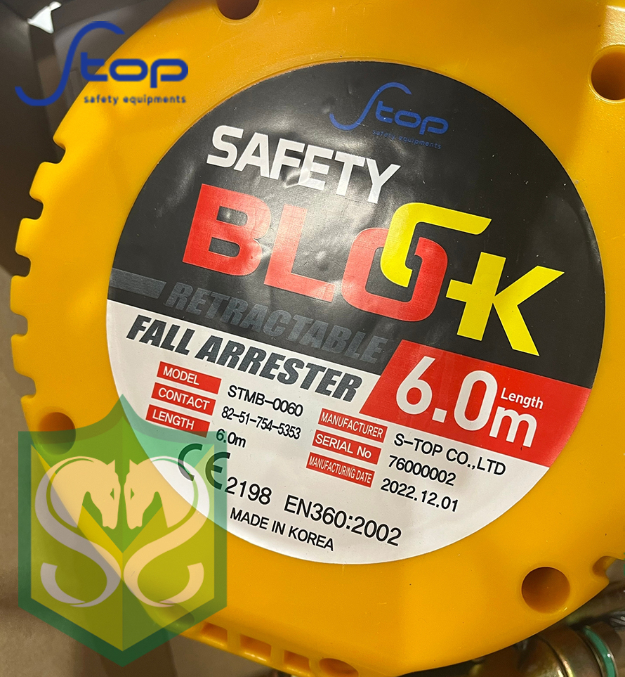 S TOP STMB-0060 SAFETY BLOCK 高空安全伸縮防墮器 (6M)