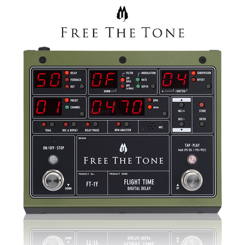 又昇樂器．音響】Free The Tone Fight Time FT-1Y Delay 日本頂級效果器