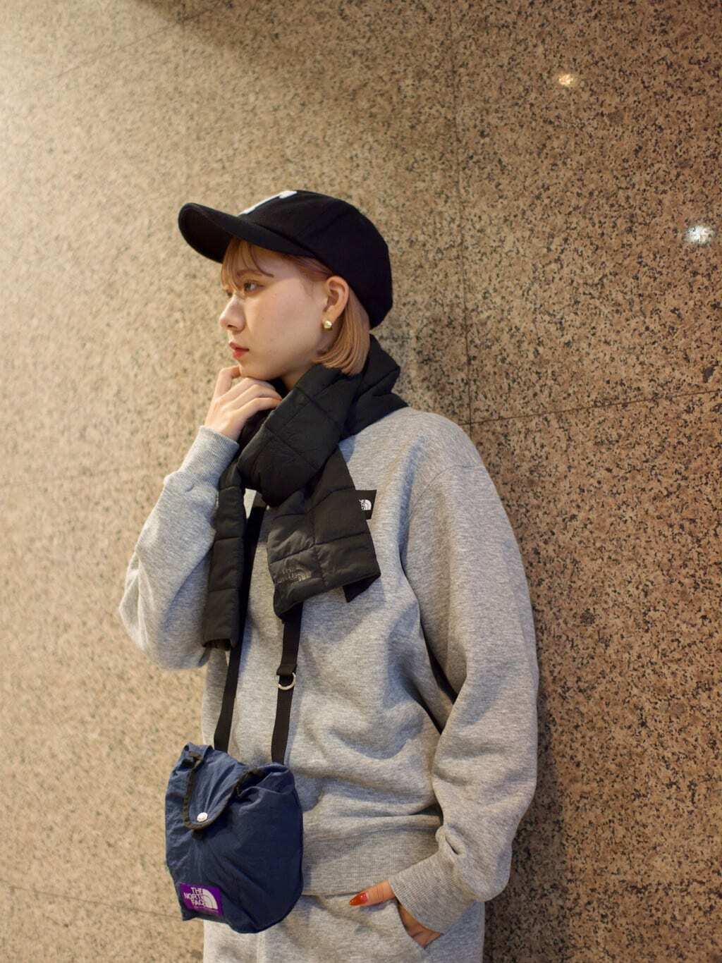 日本TNF Square logo 保暖長袖