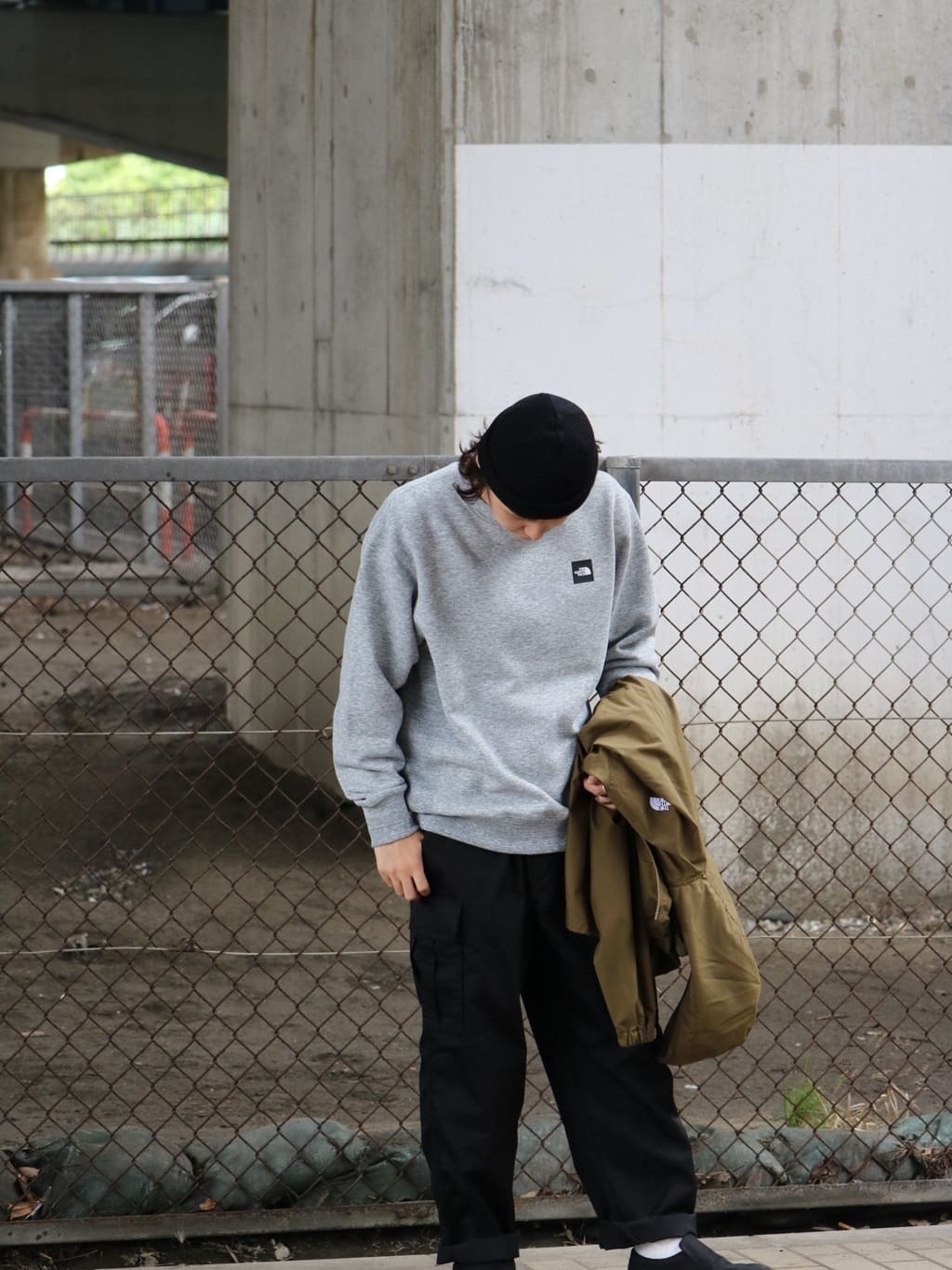 日本TNF Square logo 保暖長袖